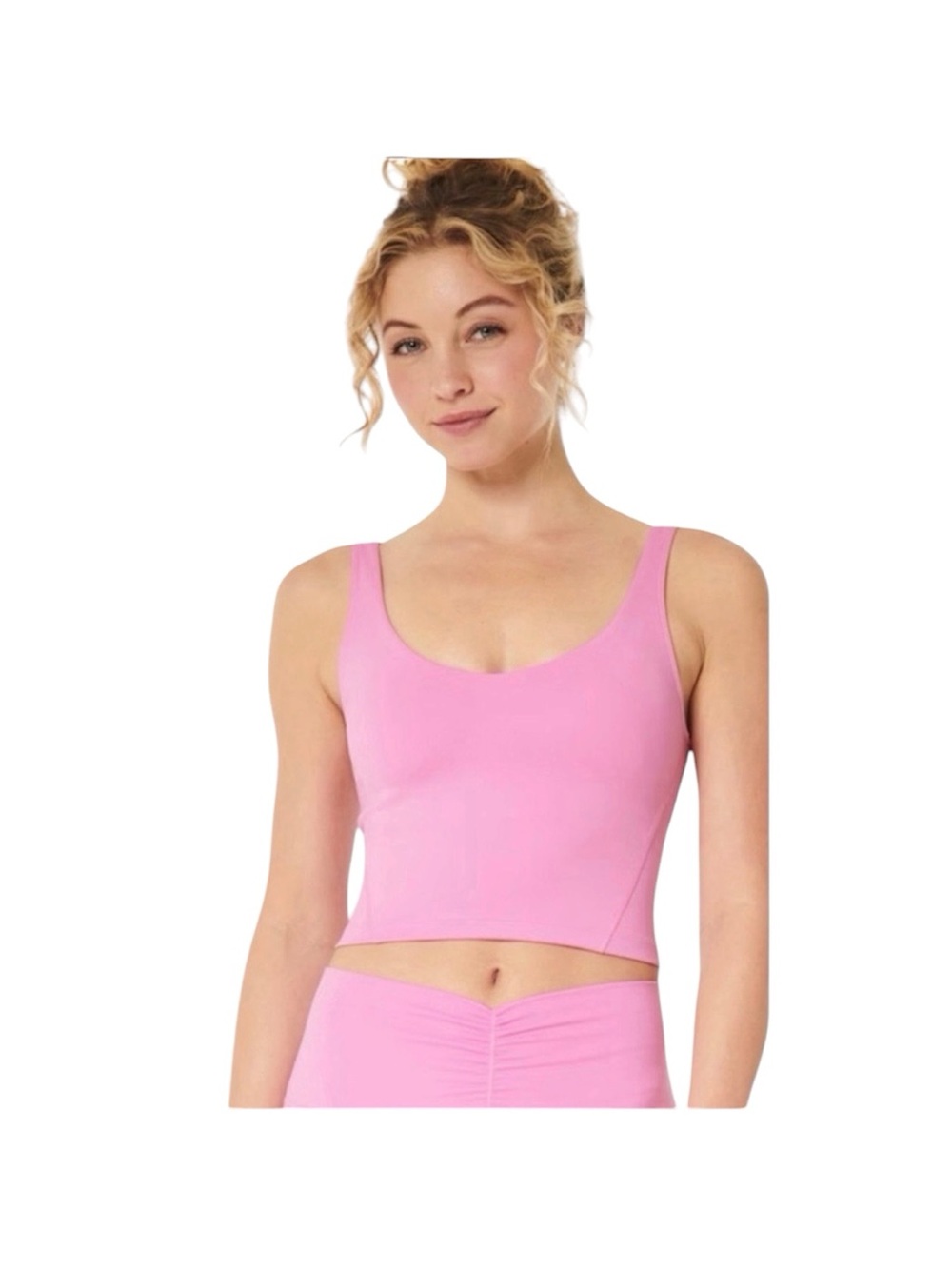 Gilly Hicks Hollister active recharge plunge tank top - large